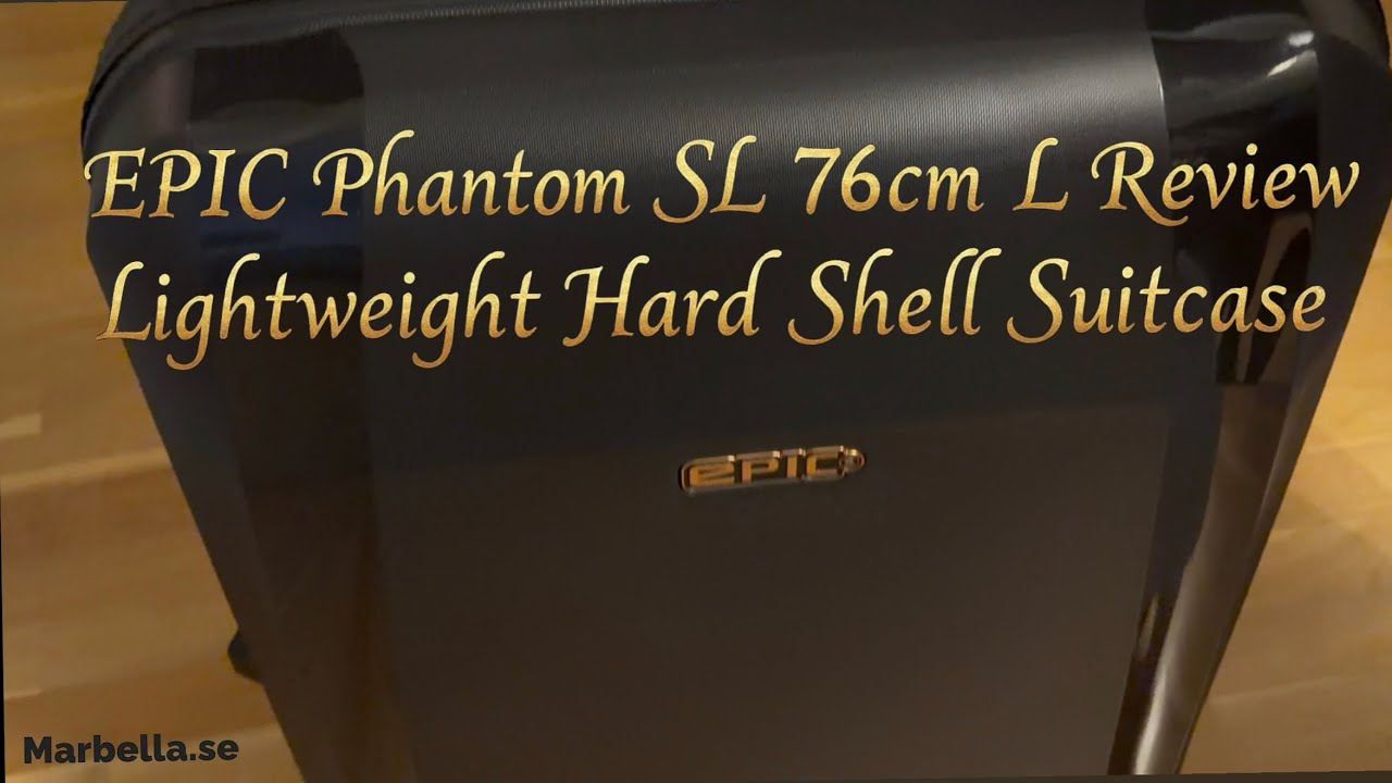Чемодан EPIC PHANTOM SL 76 см (длина), юбилейный, черный 🇸🇪 Обзор лучшего чемодана?