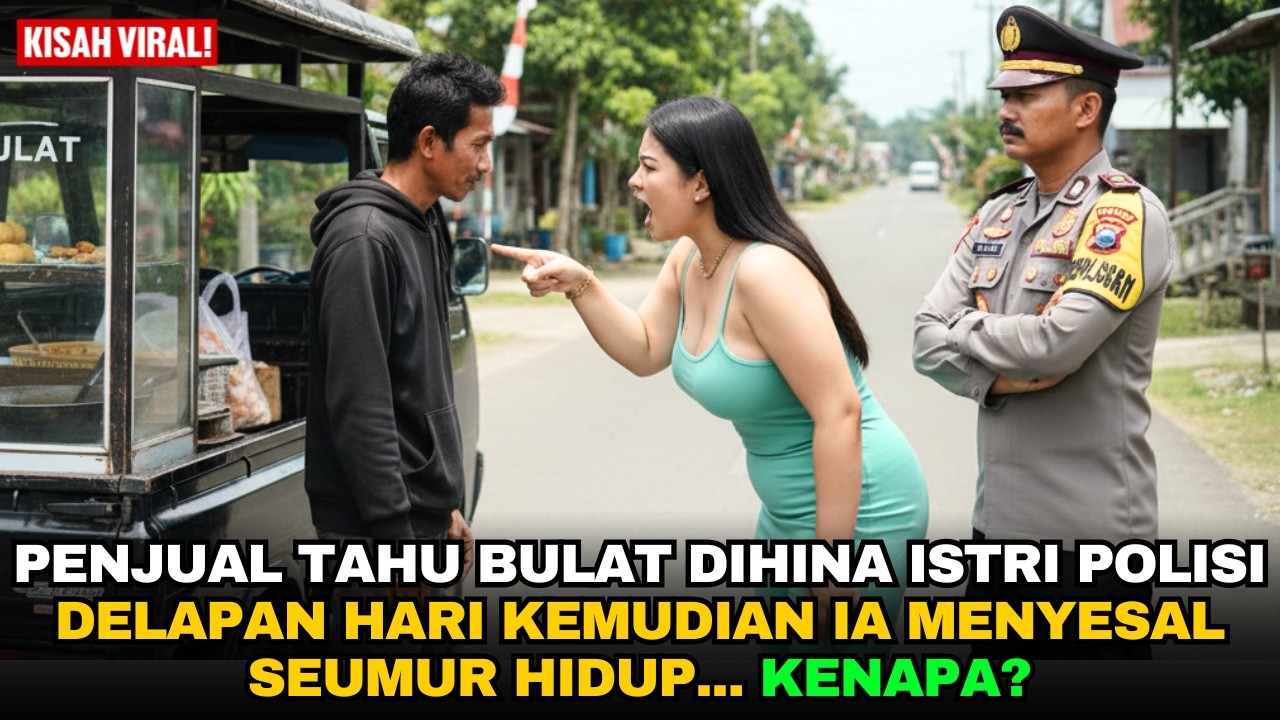 Istri Polisi Menghina Penjual Tahu Bulat di Depan Rumahnya… Endingnya Tak Ada yang Menyangka