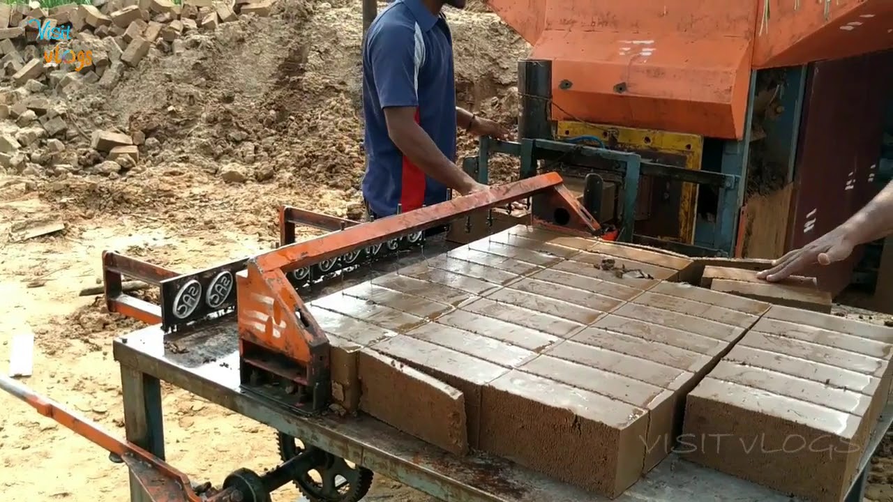 brick making machine semi automatic, wire cut brick making machine, clay bricks making machine