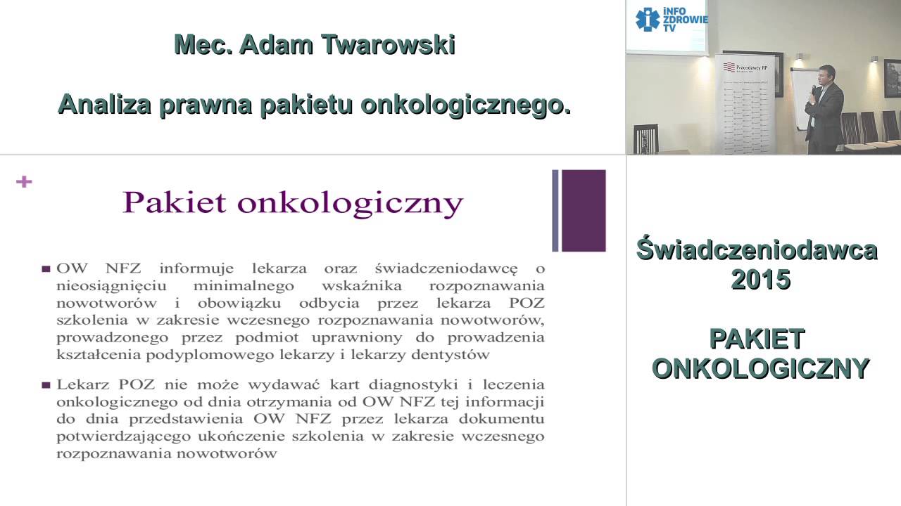 Analiza prawna pakietu onkologicznego