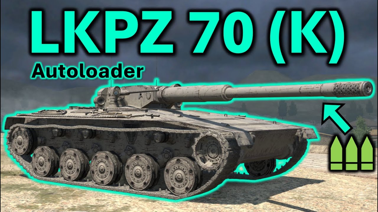 АВТОМАТ ЗАРЯДЫВАНИЯ С БЫСТРОЙ ОЧЕРЕДЬЮ: LKpz 70 (K) | WoT Blitz