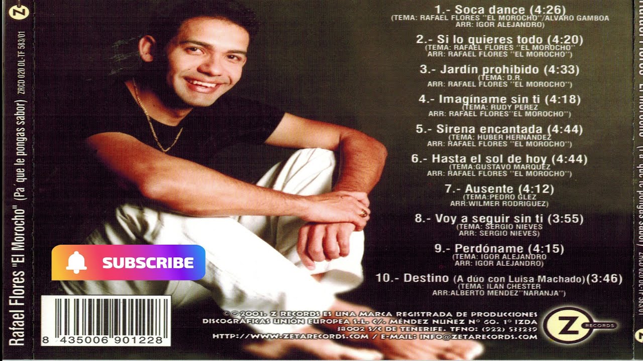 Rafael Flores EL MOROCHO. Tema: ''Perdoname''