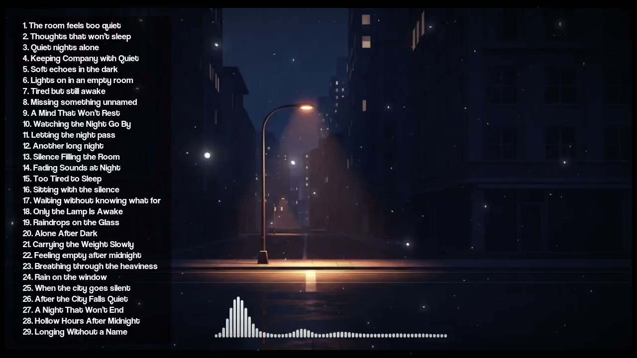 Sad Lofi Songs for Depression & Insomnia