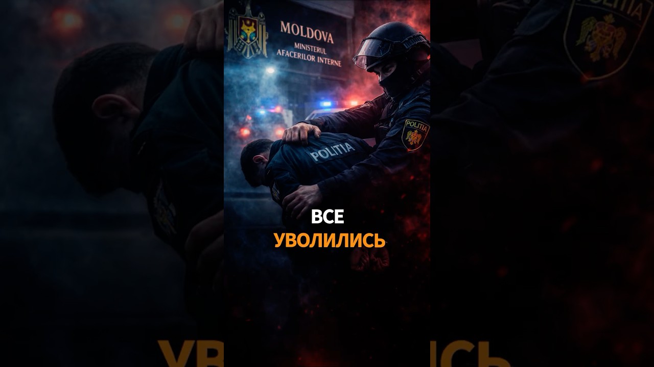 После дела о взятках в МВД Молдовы уволились все сотрудники антикриминального управления #shorts