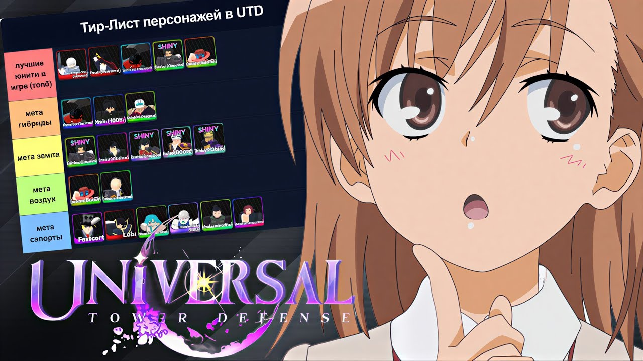 ПЕРВЫЙ ТИР ЛИСТ по НОВОМУ Universal Tower Defense плейсу