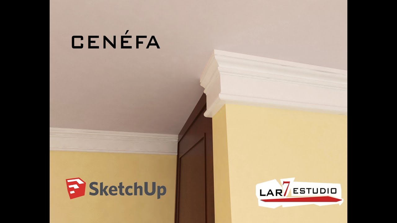 TUTORIAL CREACIÓN DE BARREDERAS Y CENEFAS SKETCHUP