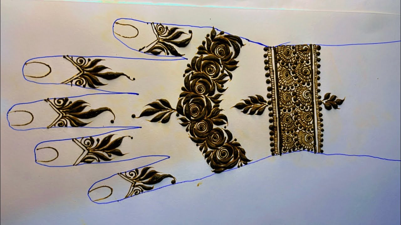 Delicate design #hennadesign #mehndi #mehndidesign #mehandi #hennaart #mehnditrick #share #love #art