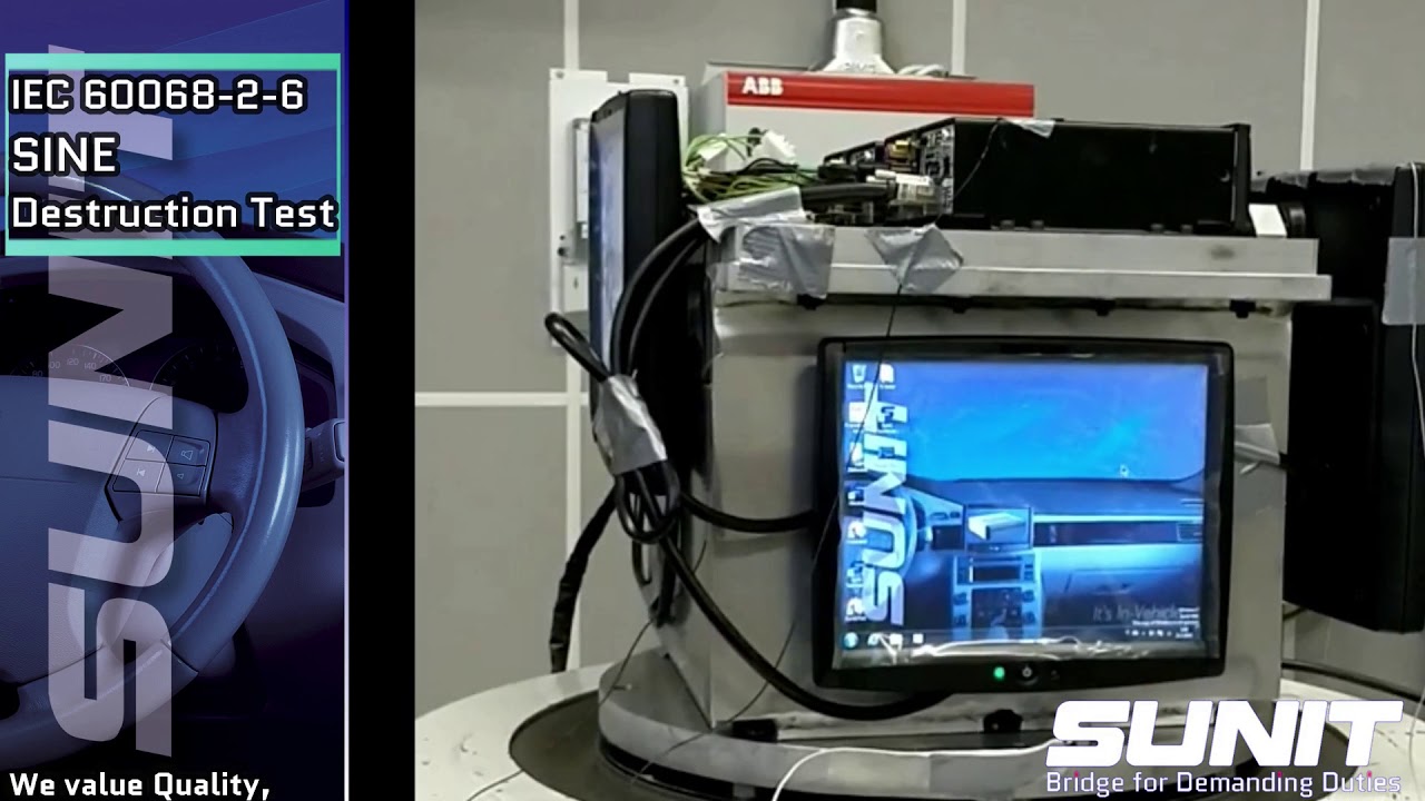 Sunit Vibration tests ISO 16750-3 & IEC 60068-2-6