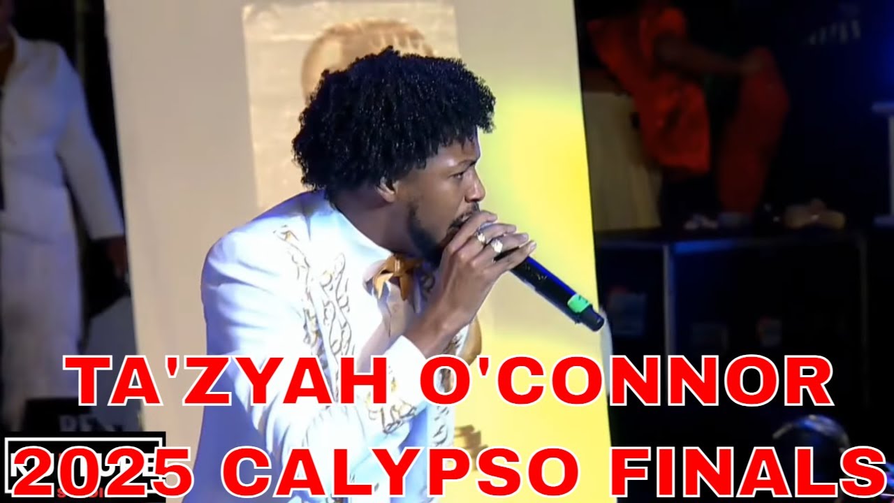 Duane Ta'Zyah O'Connor Kaiso to D World Calypso Monarch Finals  Dimanche Gras 2025 Trinidad Carnival