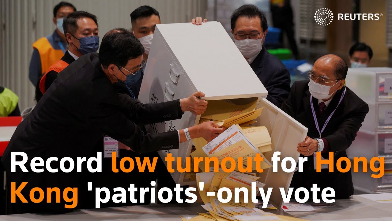 Record low turnout for Hong Kong election