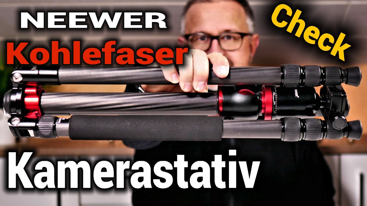 ⭐ Neewer 2-in-1 Kohlefaser Kamerastativ - Gesamthöhe 191cm - und eine spezielle Funktion!