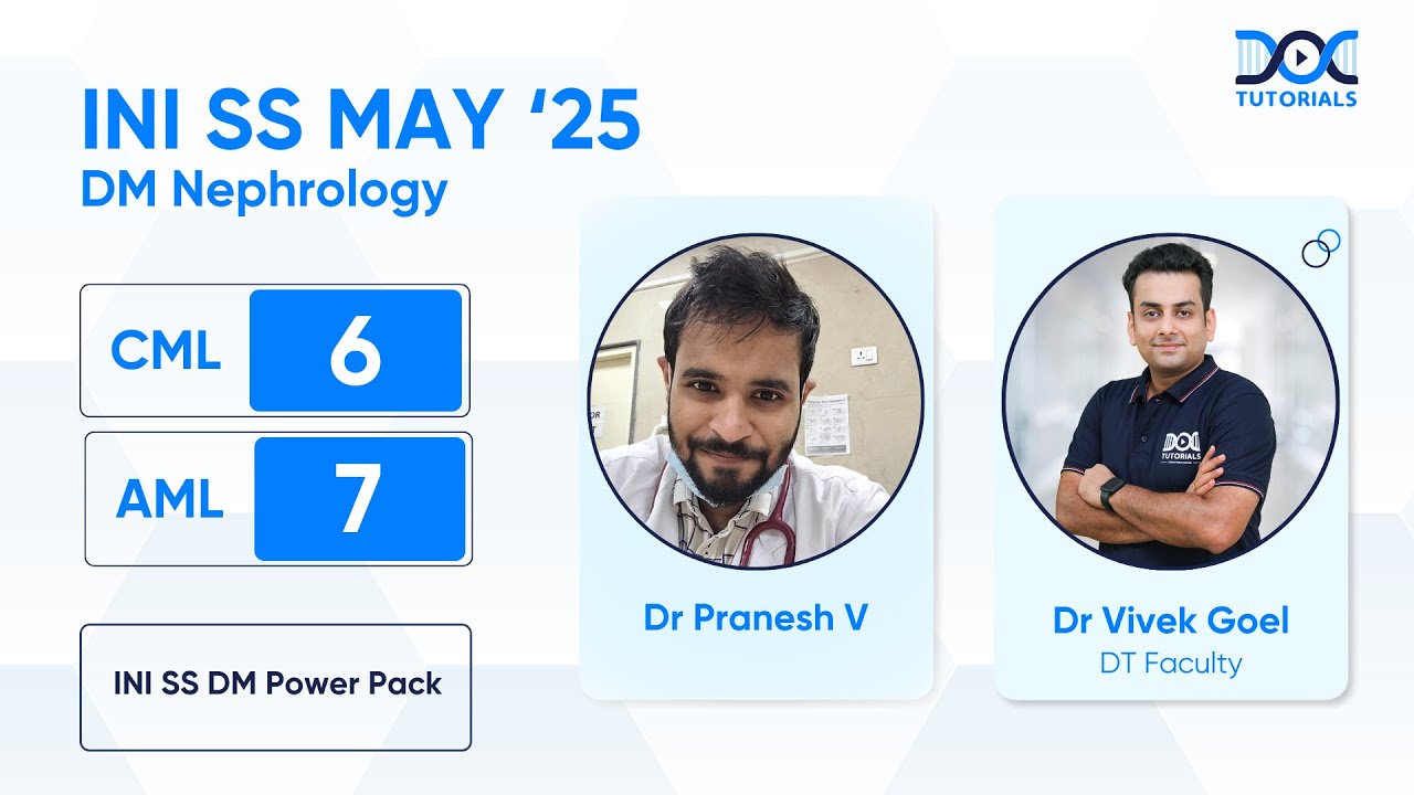 INI SS May 2025 | CML 6 & AML 7 in DM Nephrology | Dr. Pranesh’s Journey with Dr. Vivek Goel