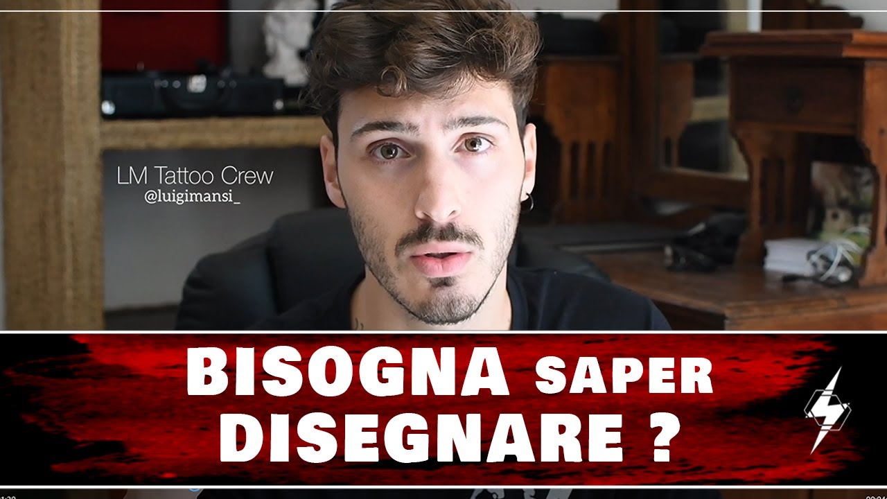 Bisogna saper DISEGNARE per DIVENTARE UN TATUATORE ?