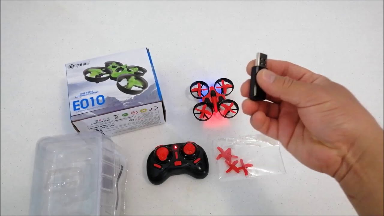 Revisado y funcionamiento del drone EACHINE E010  en español