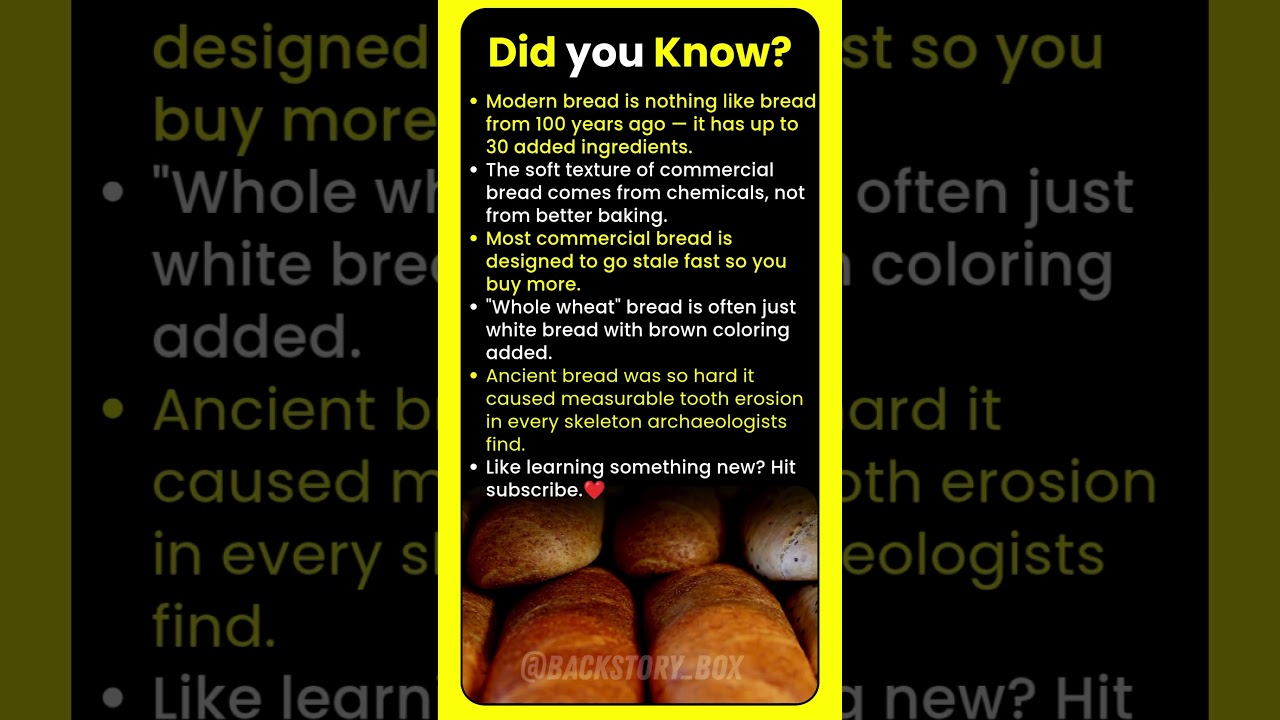 What They Put in Bread That Isn't Flour