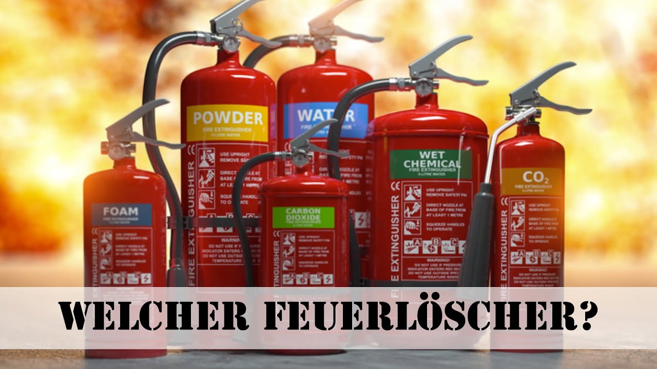 Welcher Feuerl&ouml;scher f&uuml;r welchen Brandherd?