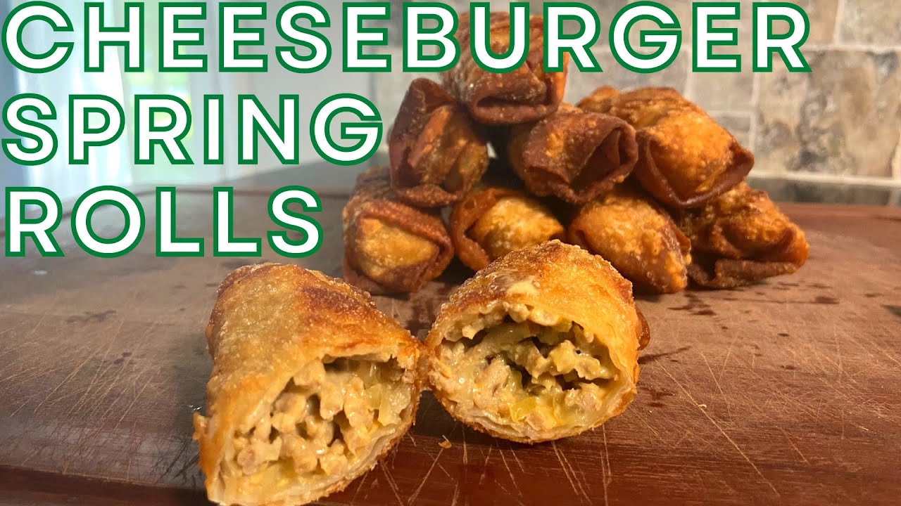 How To Make Disney World’s Cheeseburger Spring Rolls At Home | Cooking Disney