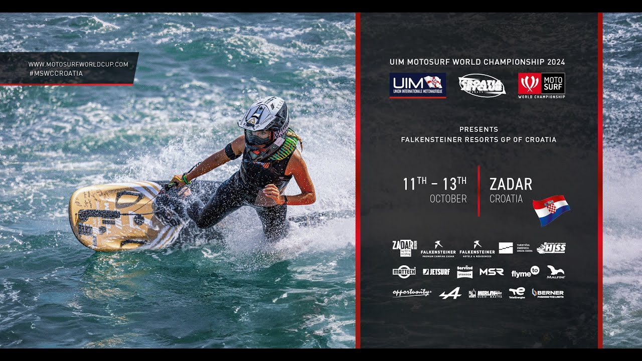 UIM MotoSurf World Championship 2024 - Round 5 - Falkensteiner Resorts GP of Croatia