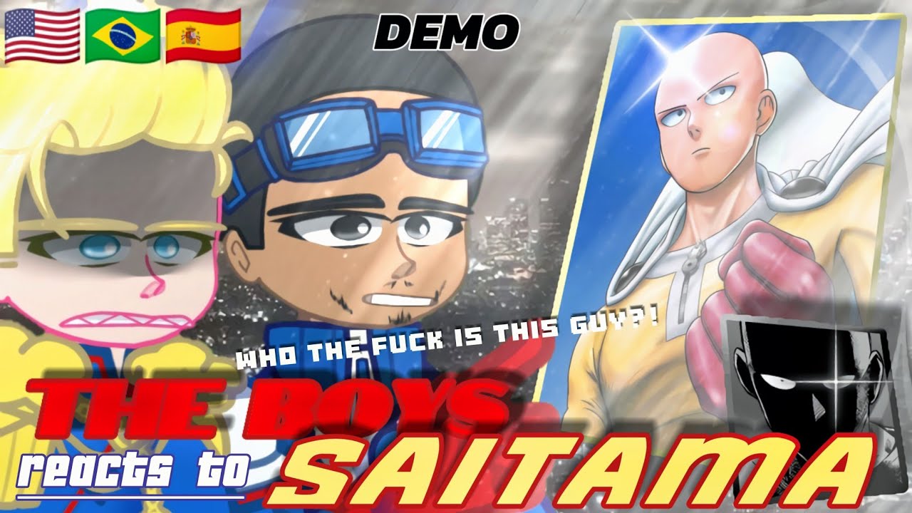 The Boys react to Saitama | One Punch Man | Gacha React