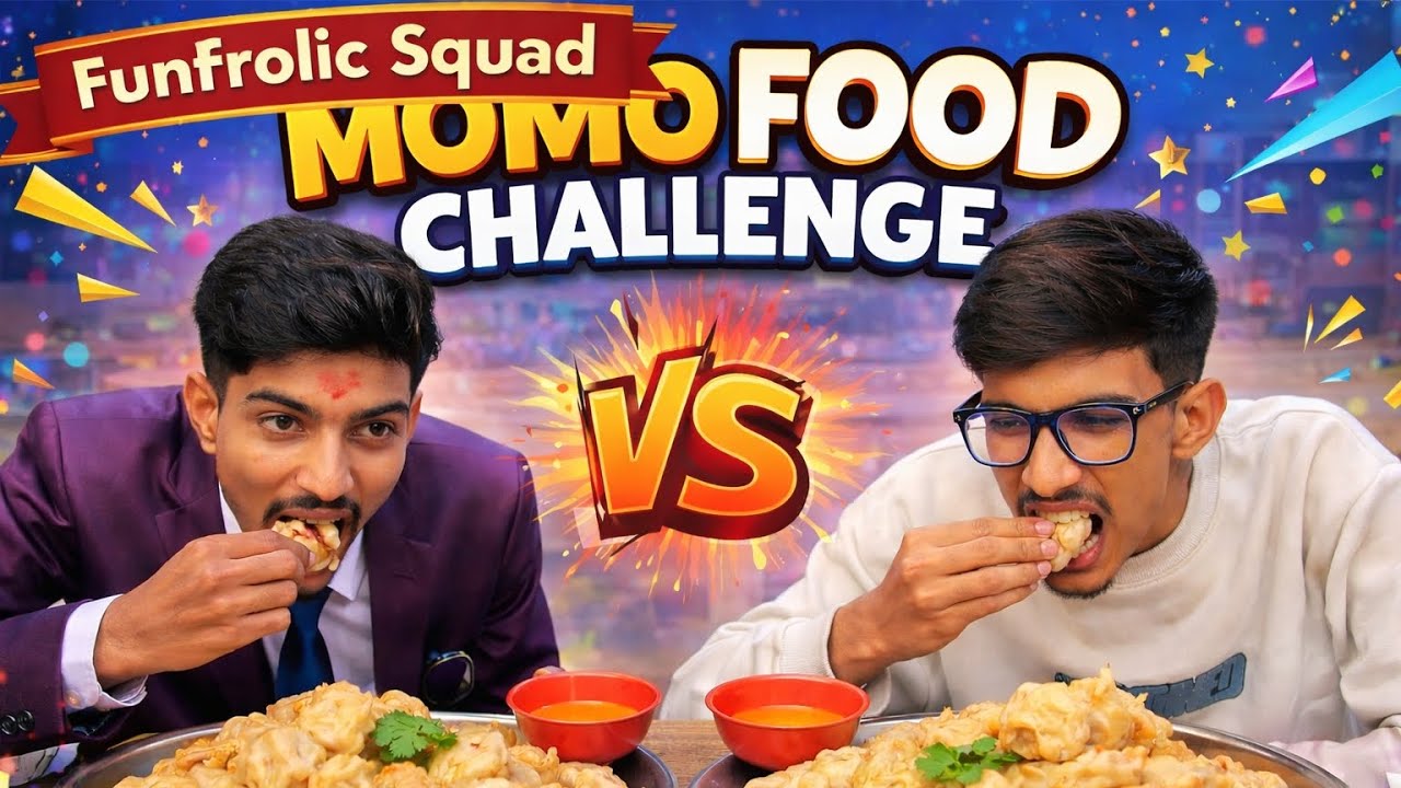Kaun zyada momo khayega?🤔🔥[vlog 11]