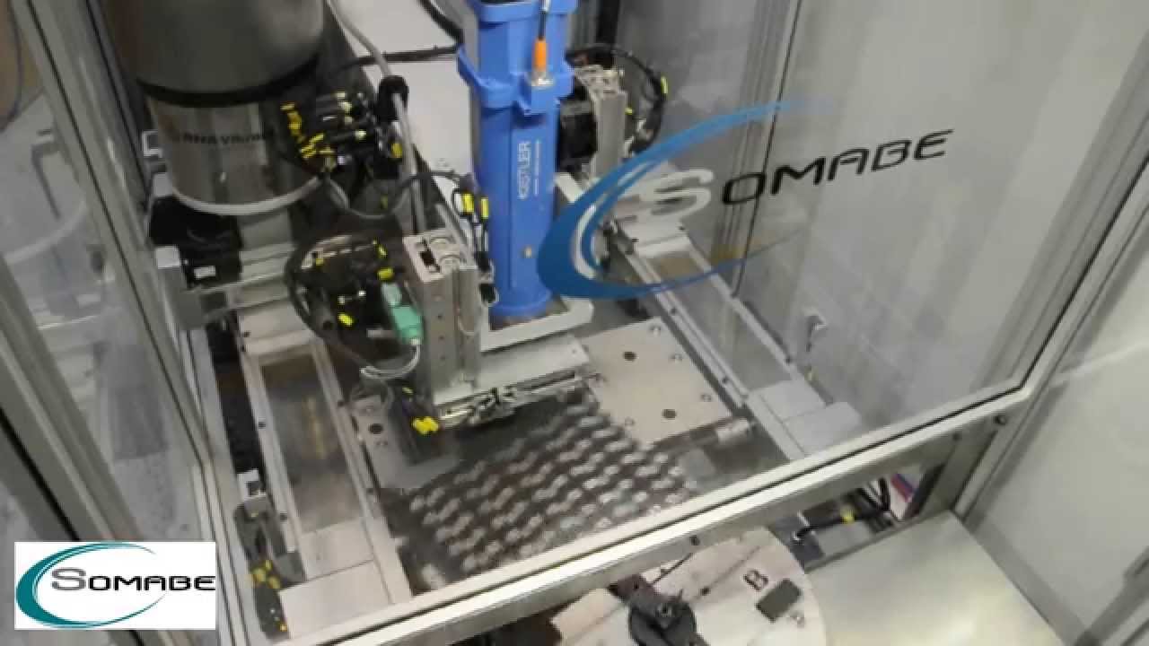 Máquina de Montaje de Casquillos con servoprensa de Kistler | SOMABE