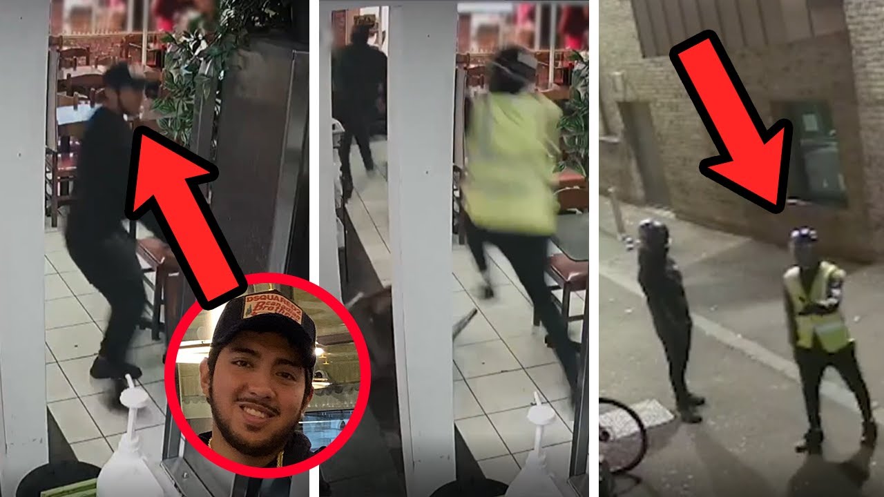 Drill Rapper Last Moments Caught On CCTV Before Being Stabbed To Death