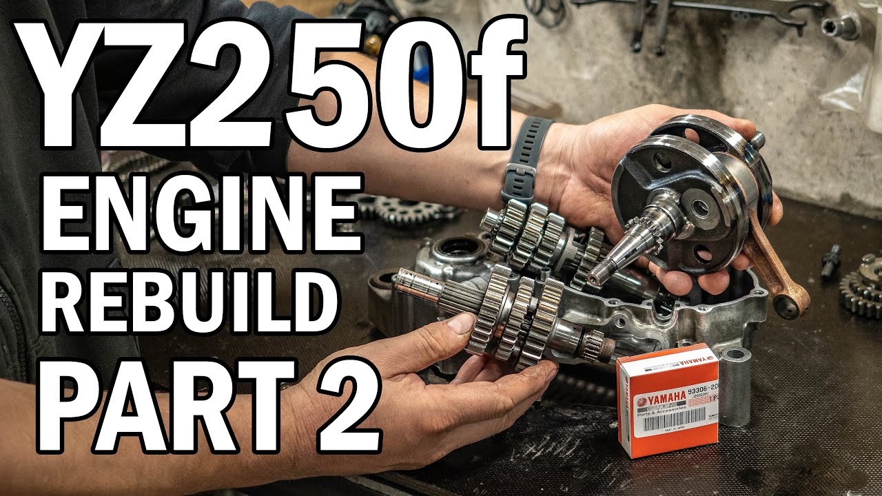 YAMAHA YZ250f ENGINE REBUILD. PART 2, CRANKSHAFT REBUILDING AND BALANCING.