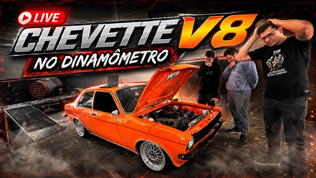 Live Chevette V8 no Dinam&ocirc;metro - TDS Garage