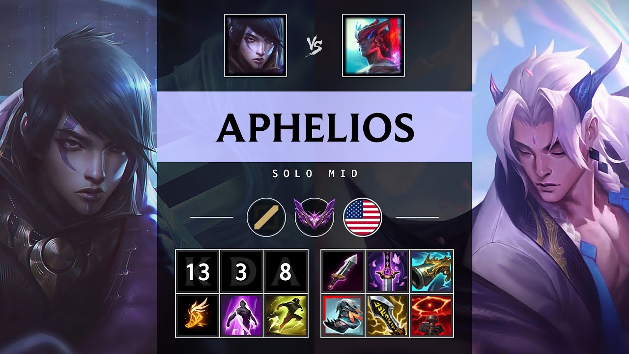 Aphelios Mid vs Yone: Pentakill, Legendary - NA Master Patch 25.S1.2