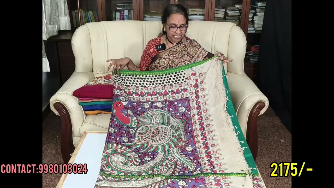 New Mangalagiri Kalankari Premium Quality Sareesಹೊಸ ಮಂಗಳಗಿರಿ ಕಲಂಕಾರಿ ಪ್ರೀಮಿಯಂ ಕ್ವಾಲಿಟಿ ಸೀರೆಗಳು#trend