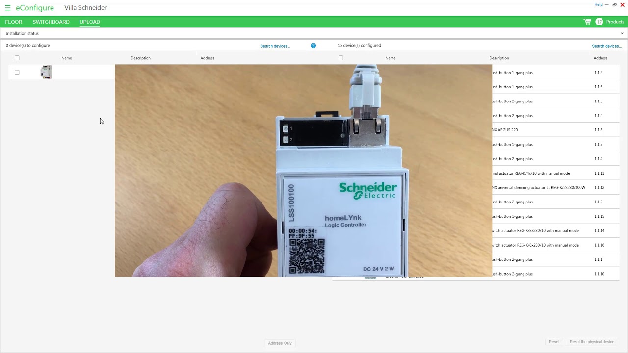Cómo añadir un controlador a un proyecto residencial en eConfigure Schneider Electric