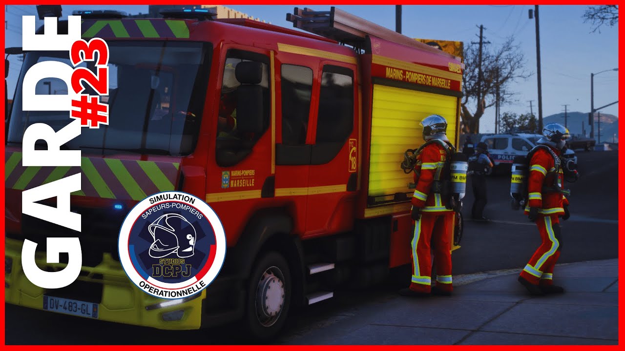 GTA 5 RP | Garde avec les Marins-Pompiers de Marseille #23