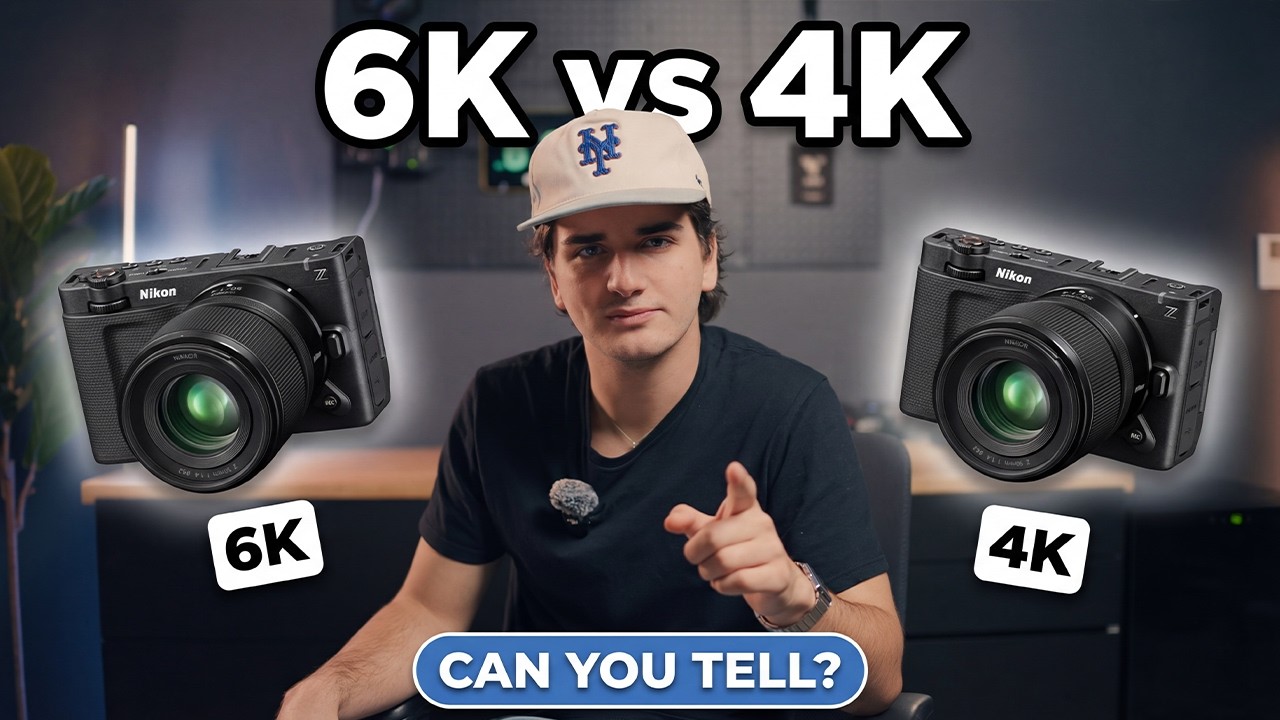RED RAW 6K vs 4K… I Could Barely Tell (Nikon ZR Test)