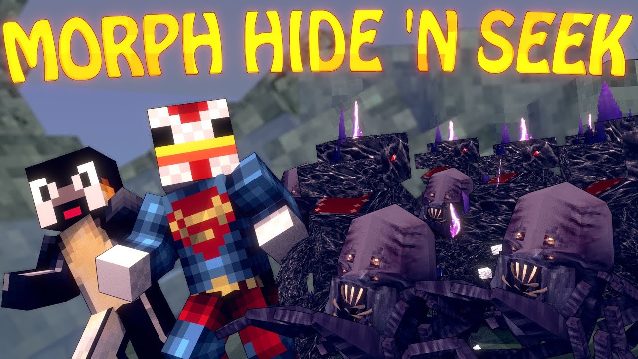 Minecraft Mods | MORPH HIDE AND SEEK - Ultimate Bosses Mod! (Morph Mod)