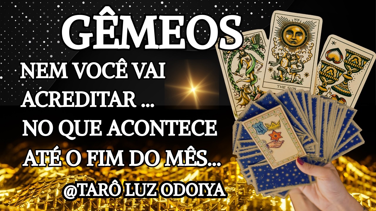 GÊMEOS♊ VOCÊ VAI TRANSBORDAR DE ALEGRIA COM ESTE ACONTECIMENTO...UMA SURPRESA CHEGA...