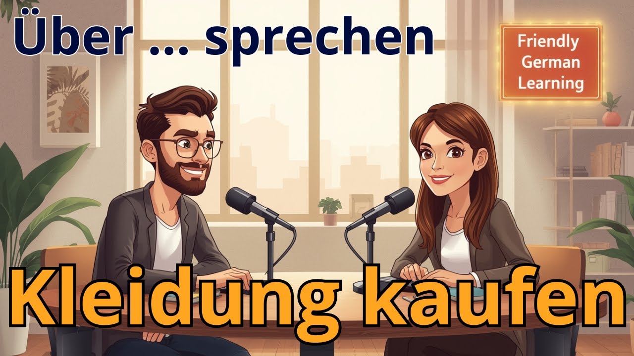 Einfache Deutsch Gespräche für Anfänger | Kleidung kaufen im Geschäft | German Listening Practice