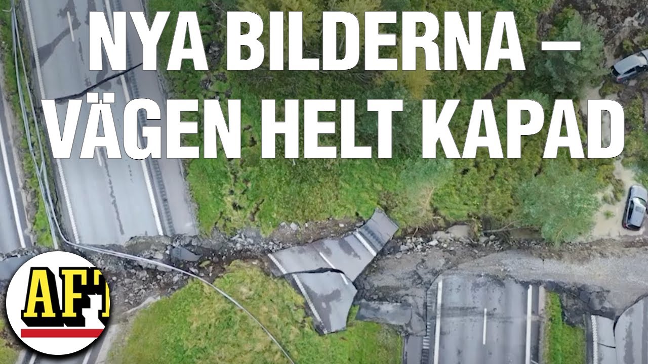 Efter jordskredet i Stenungsund – E6 helt kapad