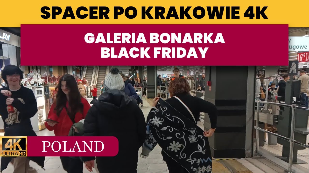 Spacer po Krakowie – Galeria Bonarka – Szał na Black Friday