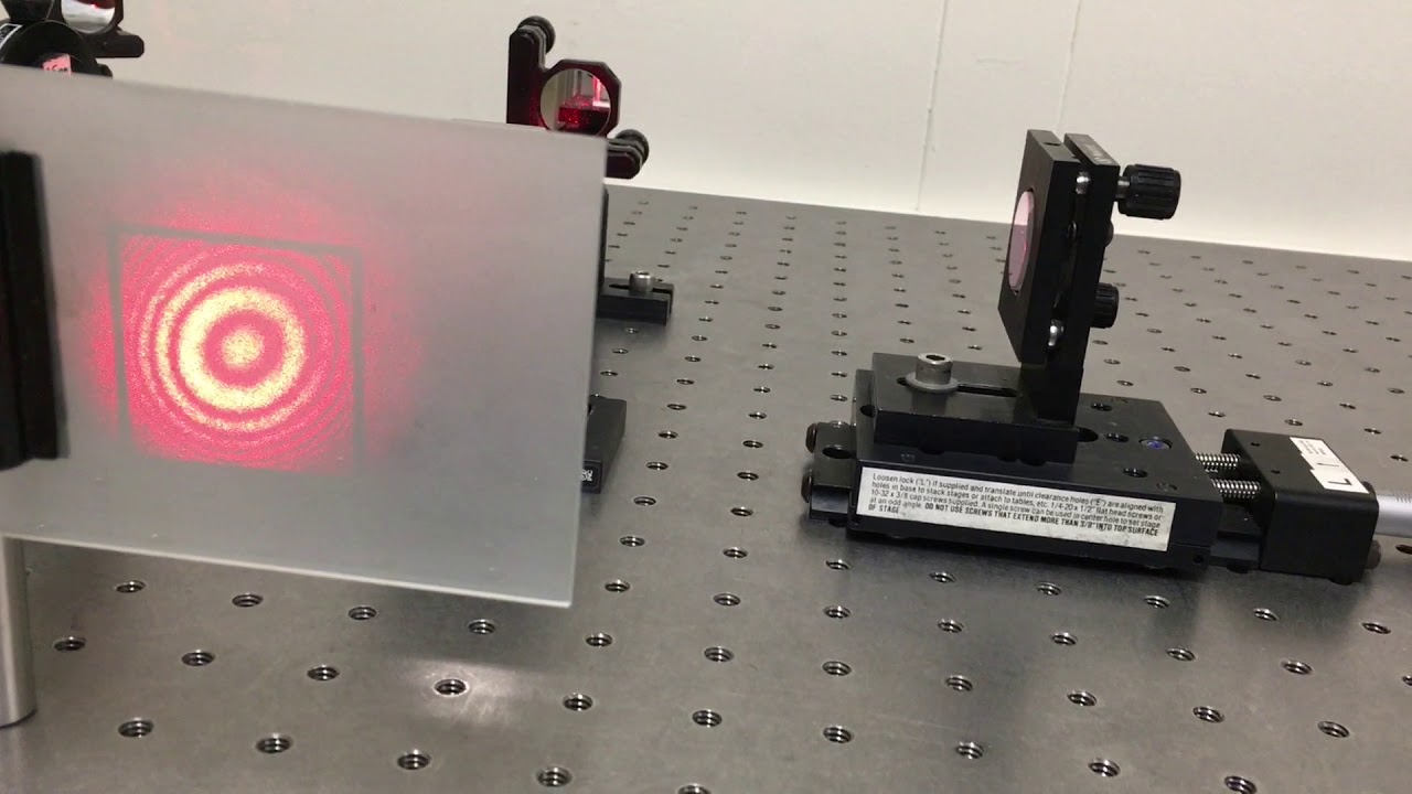 Laser Interference Fringes