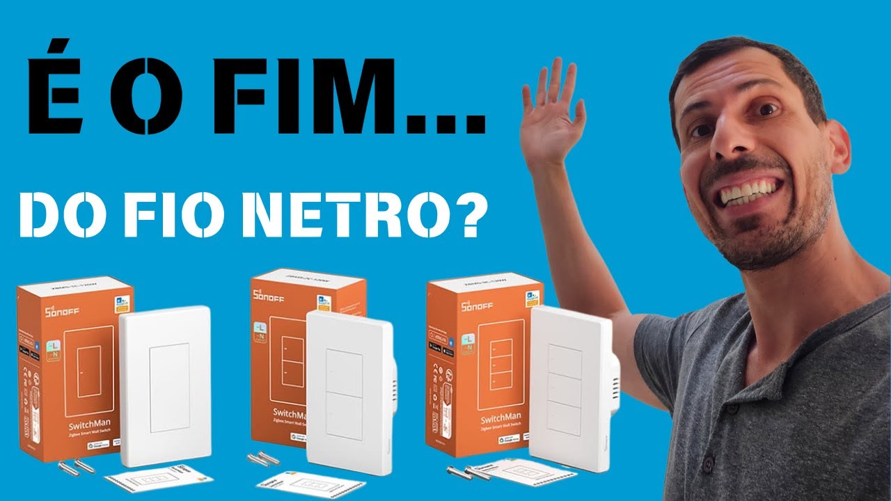 interruptor sem neutro | Sonoff ZBM5, Interruptor Zigbee com Fio Neutro Opcional sem Capacitor