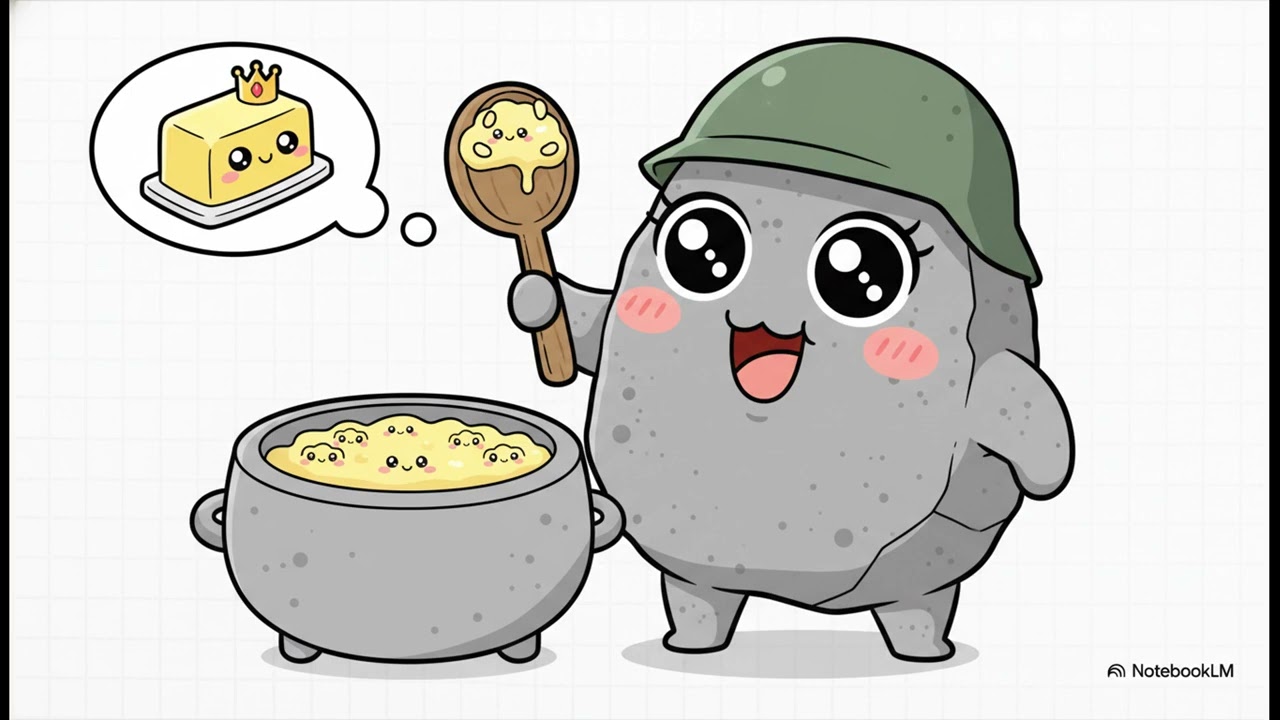 How to Make Soup with an Axe! 🍲 Funny Animated Story for Children 😄