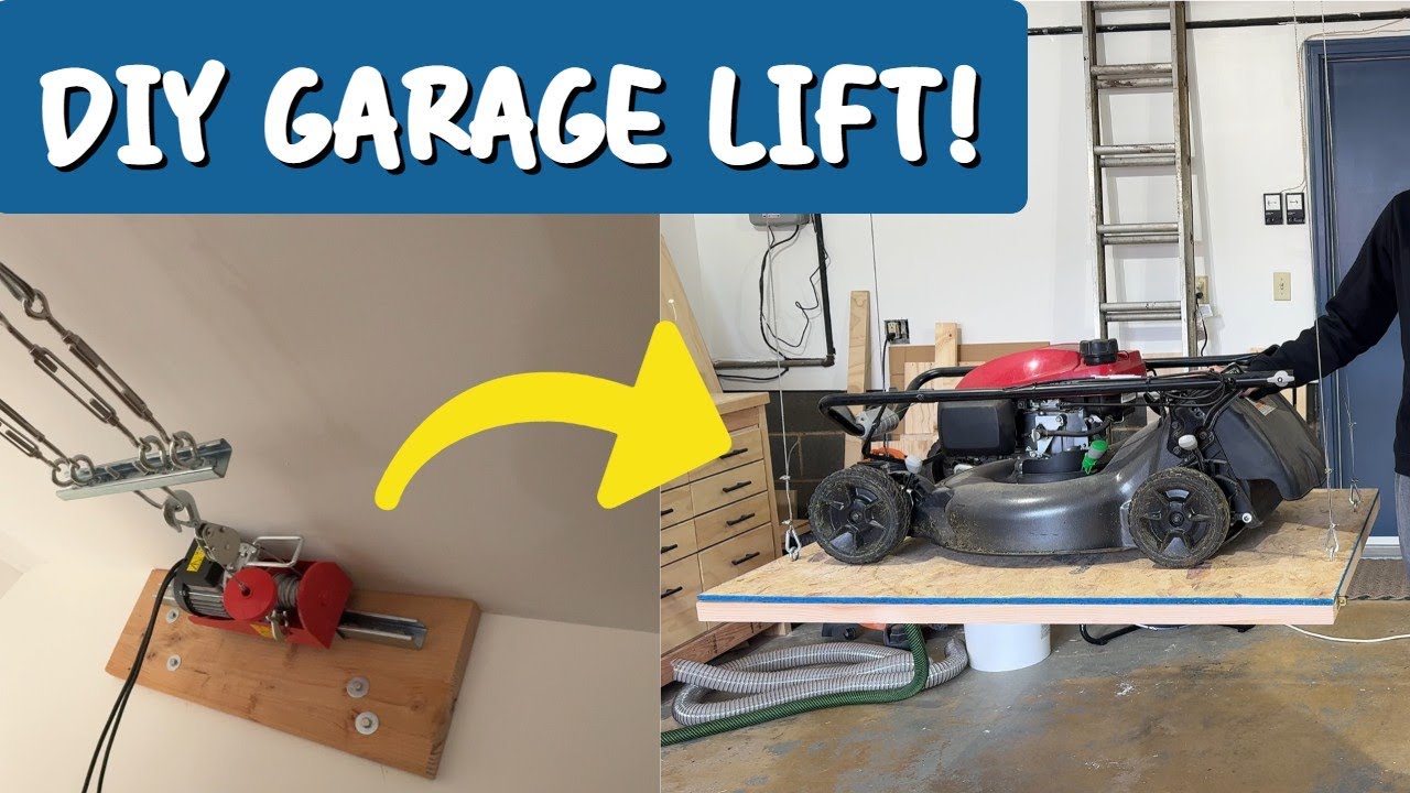 DIY Garage LIFT for Storage