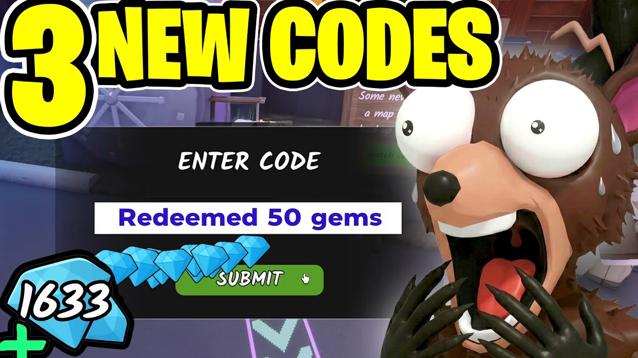 3 FREE GEMS Codes in 99 Nights in the Forest!! Roblox