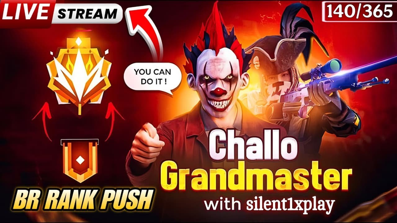 Fun Stream with Silentx1plays😄164/365👽 #freefire #live
