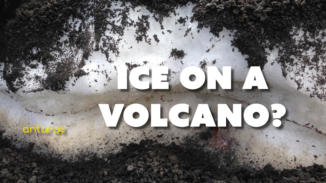 Ice on a Volcano? - #AnturusEtna