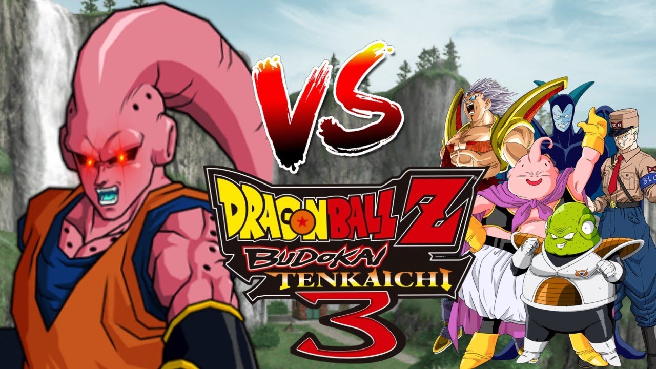 DBZ Budokai Tenkaichi 3 1vs5 Super Buu (Gohan Absorbed)