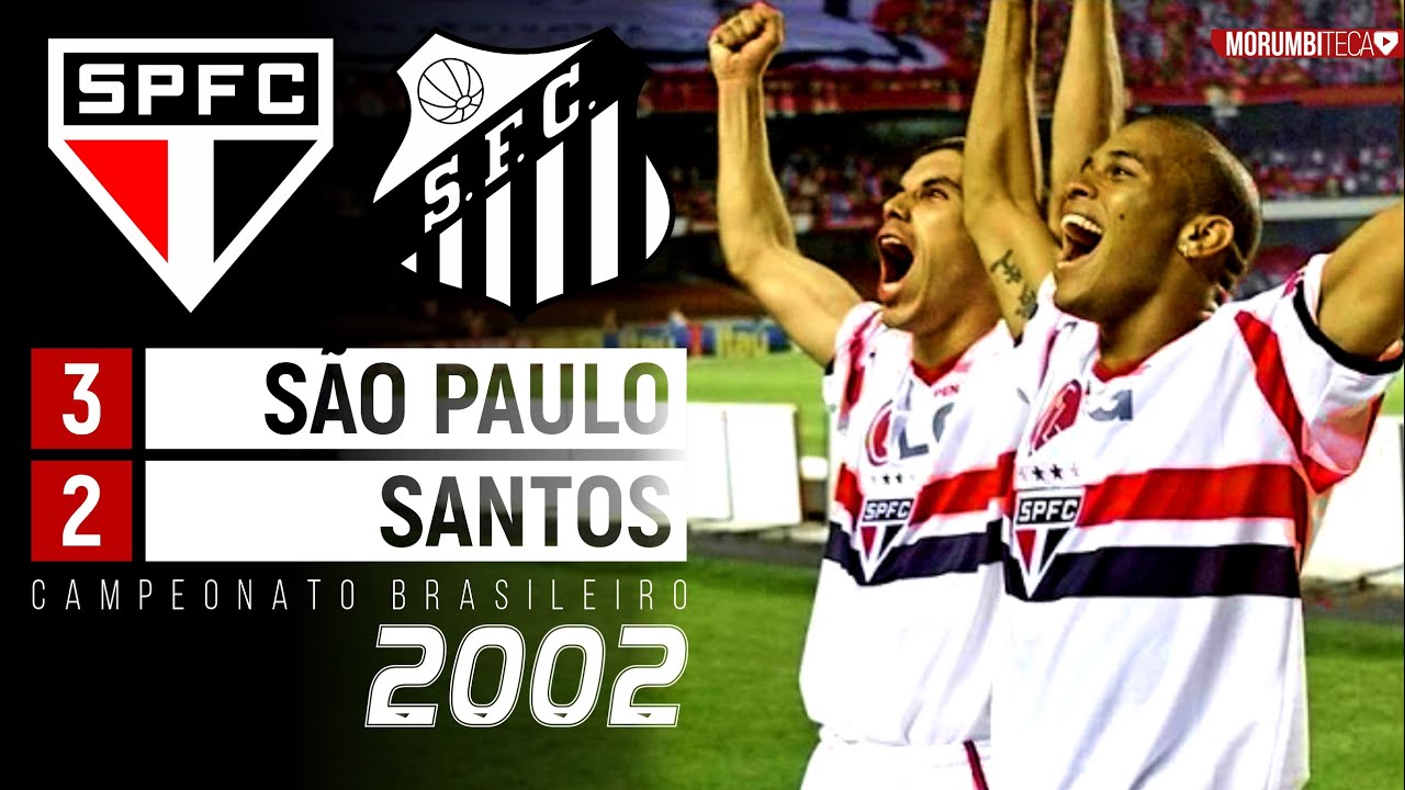 São Paulo 3x2 Santos - 2002 - REINALDO, LUÍS FABIANO, KAKÁ, ROBINHO, DIEGO!! UM JOGAÇO!🔥⚽