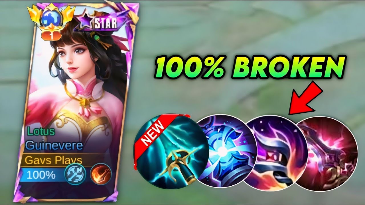 GUINEVERE NEW HIGH DAMAGE BUILD 2024!! ( Guinevere best build 2024 )