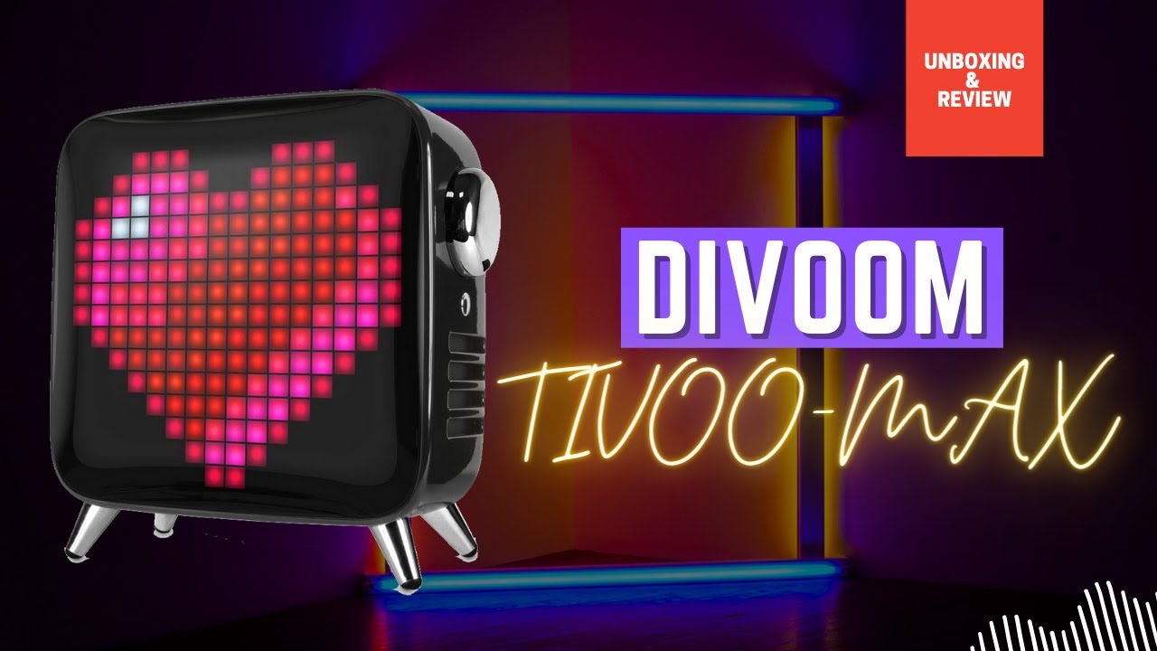 Divoom Tivoo-Max Bluetooth Speaker & Pixel Art Display - Unboxing, Setup & Review