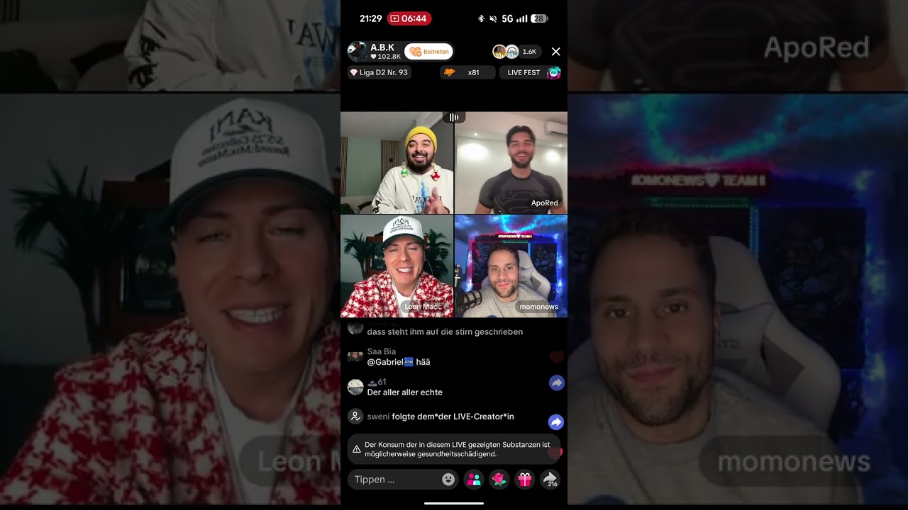ABK, ApoRed & Leon Machère machen LIVE Bestrafungen… 😭